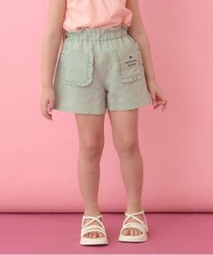 Lycee mine / リセマイン ショート・ハーフ・半端丈パンツ | 【セットアップ可能】フリルポケット付きショートパンツ