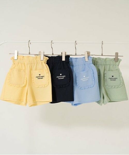Lycee mine / リセマイン ショート・ハーフ・半端丈パンツ | 【セットアップ可能】フリルポケット付きショートパンツ | 詳細1