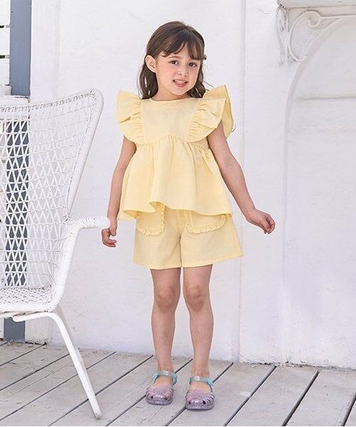 Lycee mine / リセマイン ショート・ハーフ・半端丈パンツ | 【セットアップ可能】フリルポケット付きショートパンツ | 詳細11