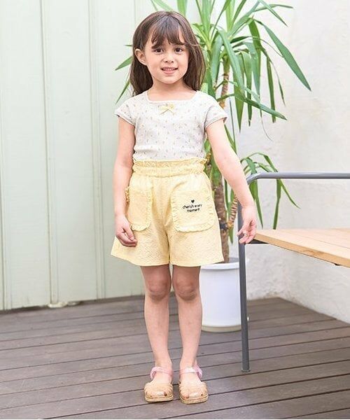 Lycee mine / リセマイン ショート・ハーフ・半端丈パンツ | 【セットアップ可能】フリルポケット付きショートパンツ | 詳細12