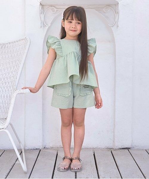 Lycee mine / リセマイン ショート・ハーフ・半端丈パンツ | 【セットアップ可能】フリルポケット付きショートパンツ | 詳細18