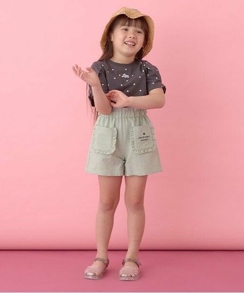 Lycee mine / リセマイン ショート・ハーフ・半端丈パンツ | 【セットアップ可能】フリルポケット付きショートパンツ | 詳細20