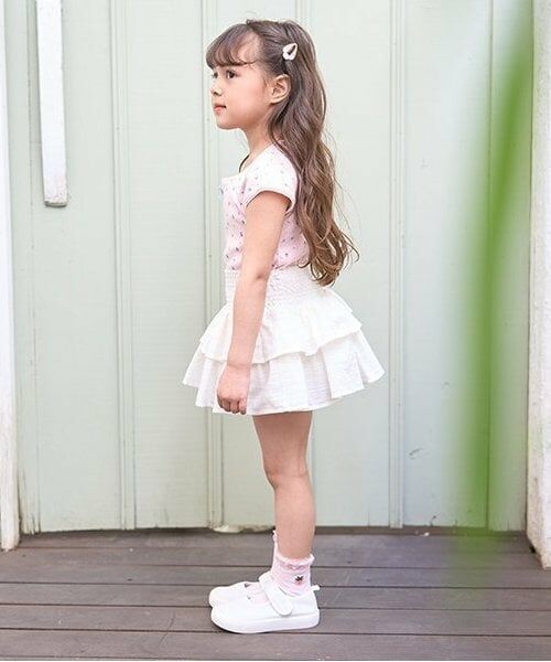 Lycee mine / リセマイン ミニ・ひざ丈スカート | シャーリングティアードスカート(インパン付き) | 詳細16