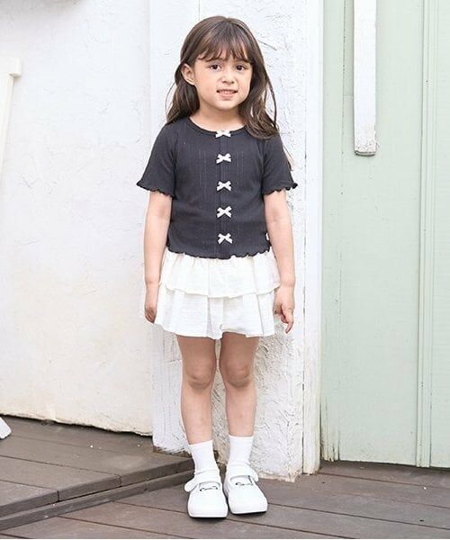 Lycee mine / リセマイン ミニ・ひざ丈スカート | シャーリングティアードスカート(インパン付き) | 詳細17