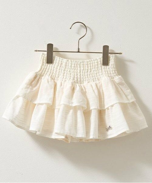Lycee mine / リセマイン ミニ・ひざ丈スカート | シャーリングティアードスカート(インパン付き) | 詳細2
