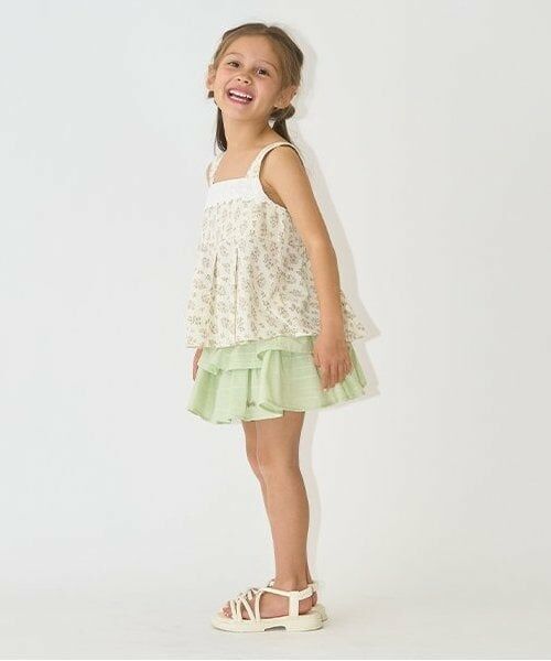 Lycee mine / リセマイン ミニ・ひざ丈スカート | シャーリングティアードスカート(インパン付き) | 詳細25
