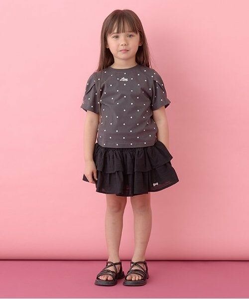 Lycee mine / リセマイン ミニ・ひざ丈スカート | シャーリングティアードスカート(インパン付き) | 詳細26