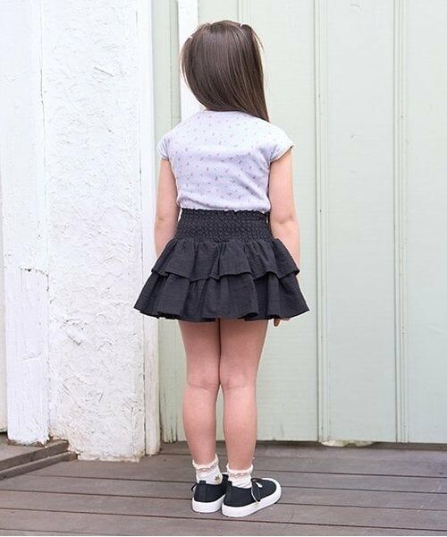 Lycee mine / リセマイン ミニ・ひざ丈スカート | シャーリングティアードスカート(インパン付き) | 詳細30