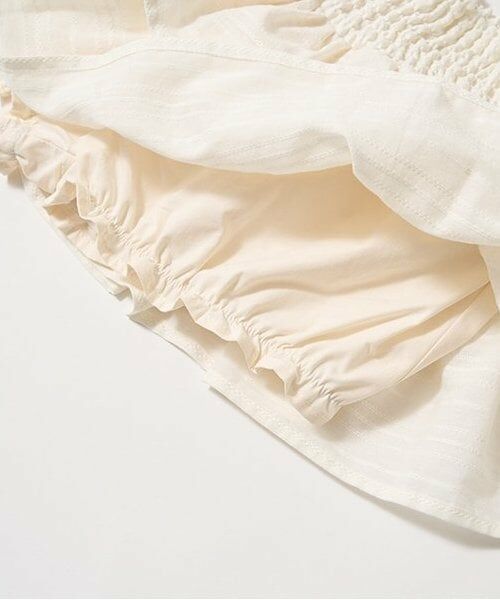 Lycee mine / リセマイン ミニ・ひざ丈スカート | シャーリングティアードスカート(インパン付き) | 詳細6