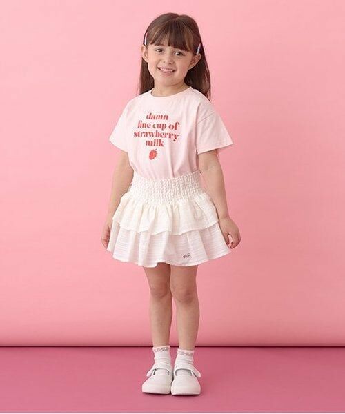 Lycee mine / リセマイン ミニ・ひざ丈スカート | シャーリングティアードスカート(インパン付き) | 詳細9