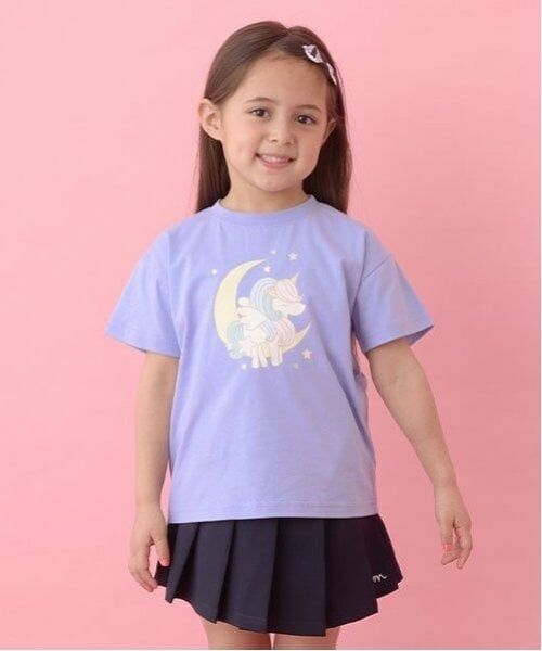 Lycee mine / リセマイン Tシャツ | 【ソフトコットン】選べる8パターンアソートプリントTシャツ（モデレートブルー）