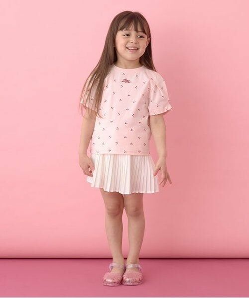 Lycee mine / リセマイン Tシャツ | 【ソフトコットン】アソート総柄タックスリーブTシャツ | 詳細12