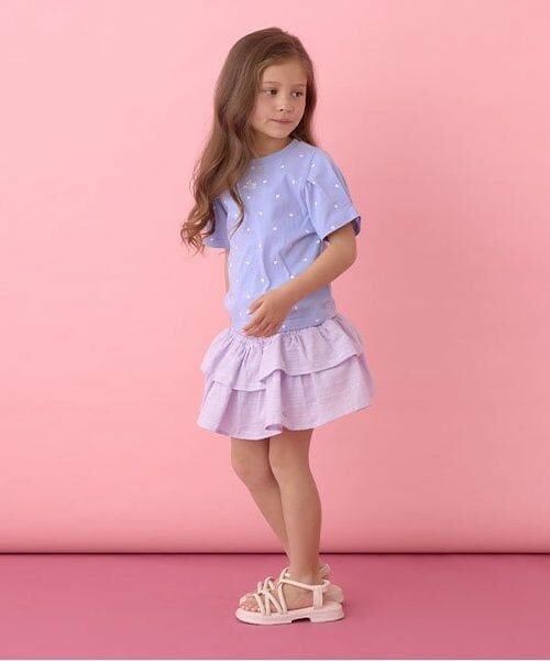 Lycee mine / リセマイン Tシャツ | 【ソフトコットン】アソート総柄タックスリーブTシャツ | 詳細16