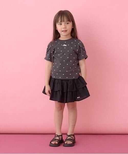 Lycee mine / リセマイン Tシャツ | 【ソフトコットン】アソート総柄タックスリーブTシャツ | 詳細21