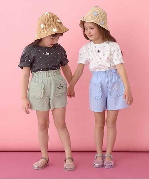 Lycee mine / リセマイン Tシャツ | 【ソフトコットン】アソート総柄タックスリーブTシャツ | 詳細23