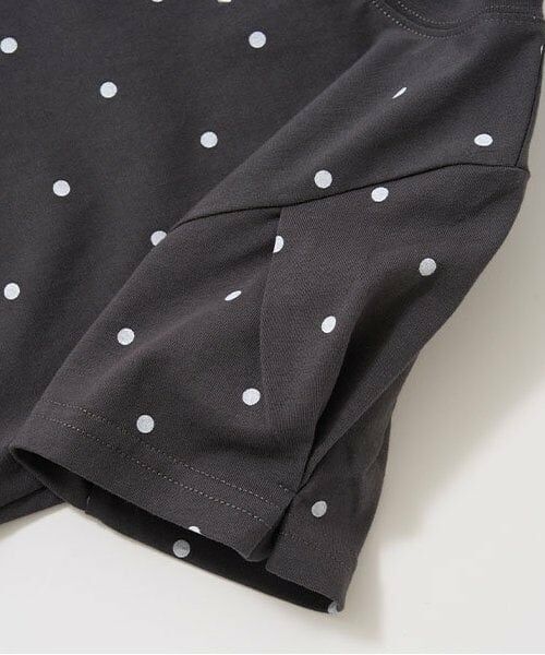 Lycee mine / リセマイン Tシャツ | 【ソフトコットン】アソート総柄タックスリーブTシャツ | 詳細5