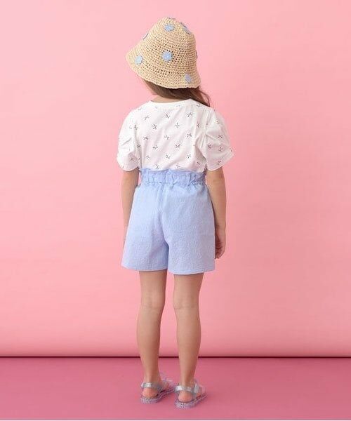 Lycee mine / リセマイン Tシャツ | 【ソフトコットン】アソート総柄タックスリーブTシャツ | 詳細9