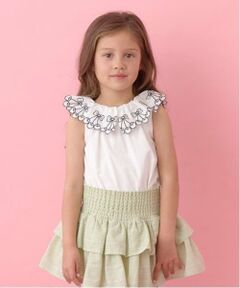 Lycee mine / リセマイン キャミソール・チューブトップ | 【ソフトコットン】チェリーレース衿トップス