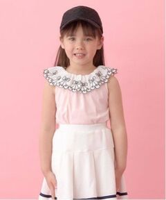 Lycee mine / リセマイン キャミソール・チューブトップ | 【ソフトコットン】チェリーレース衿トップス