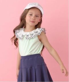 Lycee mine / リセマイン キャミソール・チューブトップ | 【ソフトコットン】チェリーレース衿トップス