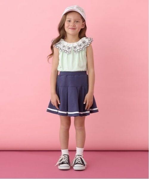 Lycee mine / リセマイン キャミソール・チューブトップ | 【ソフトコットン】チェリーレース衿トップス | 詳細14