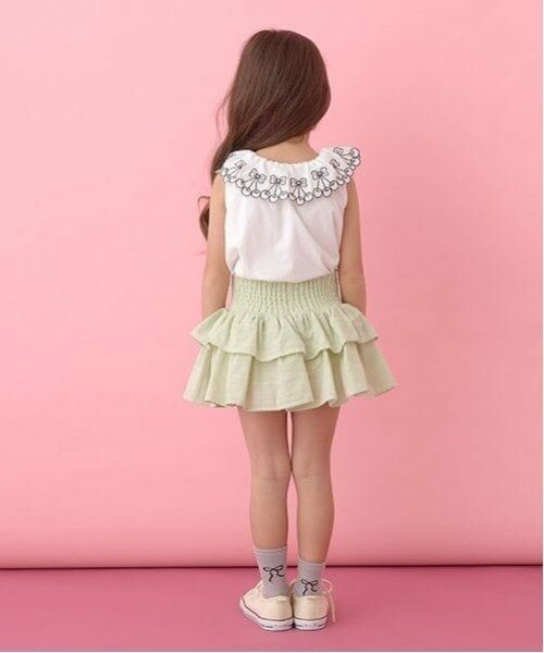 Lycee mine / リセマイン キャミソール・チューブトップ | 【ソフトコットン】チェリーレース衿トップス | 詳細9