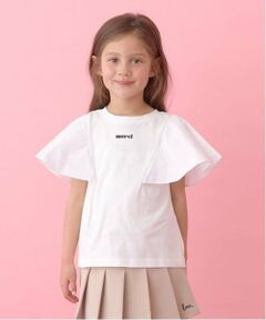 Lycee mine / リセマイン Tシャツ | 【前後どちらでもOK!】【ソフトコットン】フレアスリーブTシャツ