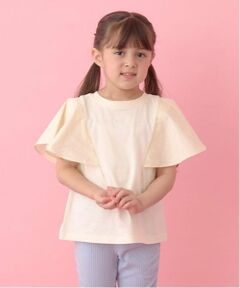 Lycee mine / リセマイン Tシャツ | 【前後どちらでもOK!】【ソフトコットン】フレアスリーブTシャツ