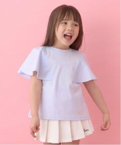 Lycee mine / リセマイン Tシャツ | 【前後どちらでもOK!】【ソフトコットン】フレアスリーブTシャツ