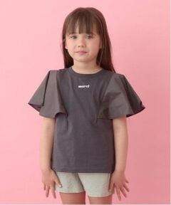 Lycee mine / リセマイン Tシャツ | 【前後どちらでもOK!】【ソフトコットン】フレアスリーブTシャツ