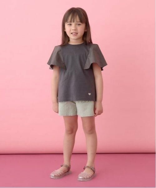 Lycee mine / リセマイン Tシャツ | 【前後どちらでもOK!】【ソフトコットン】フレアスリーブTシャツ | 詳細25