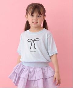 Lycee mine / リセマイン Tシャツ | 【マシンウォッシャブル】シアー半袖ニットトップス