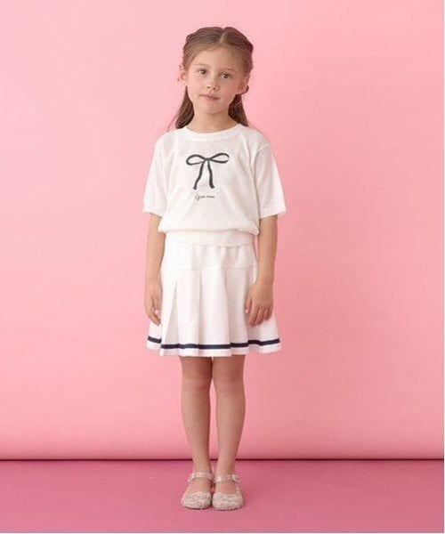 Lycee mine / リセマイン Tシャツ | 【マシンウォッシャブル】シアー半袖ニットトップス | 詳細10