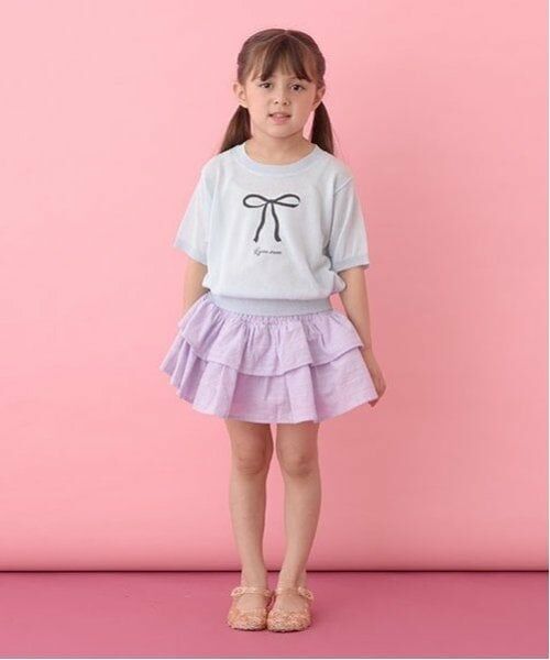 Lycee mine / リセマイン Tシャツ | 【マシンウォッシャブル】シアー半袖ニットトップス | 詳細14