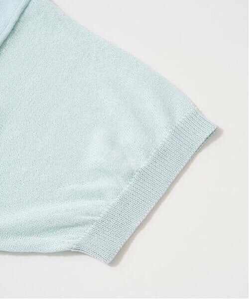 Lycee mine / リセマイン Tシャツ | 【マシンウォッシャブル】シアー半袖ニットトップス | 詳細5
