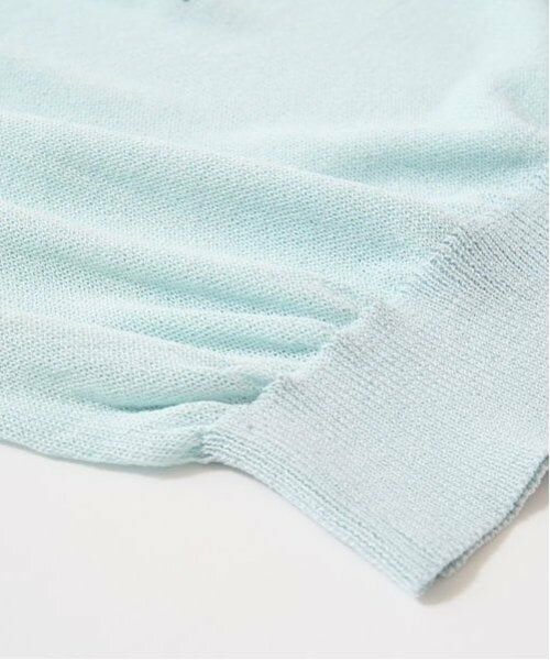 Lycee mine / リセマイン Tシャツ | 【マシンウォッシャブル】シアー半袖ニットトップス | 詳細6