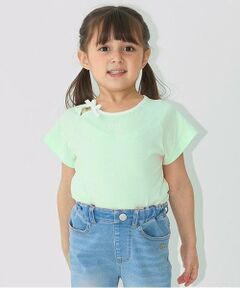 Lycee mine / リセマイン Tシャツ | 【ソフトコットン】バイカラーミニミニTシャツ