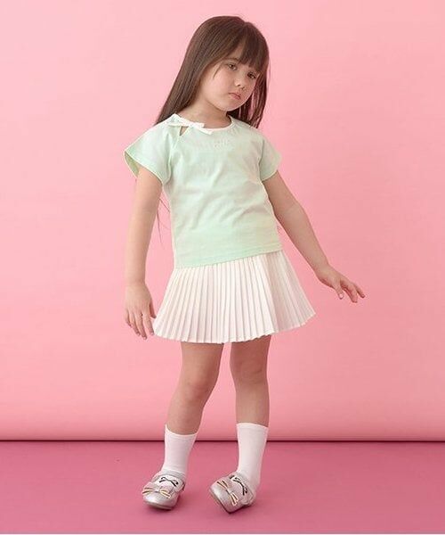 Lycee mine / リセマイン Tシャツ | 【ソフトコットン】バイカラーミニミニTシャツ | 詳細18