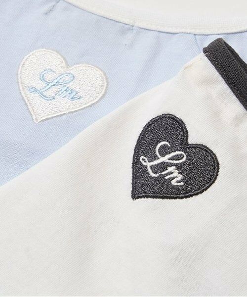 Lycee mine / リセマイン Tシャツ | 【ソフトコットン】バイカラーミニミニTシャツ | 詳細5