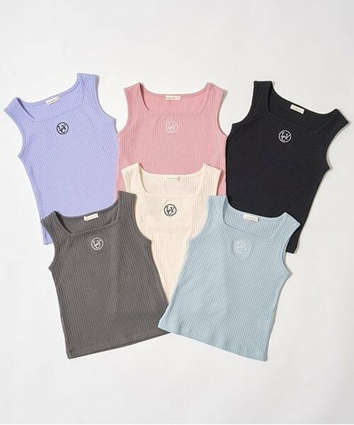 Lycee mine / リセマイン Tシャツ | スクエアネックタンクトップ | 詳細1