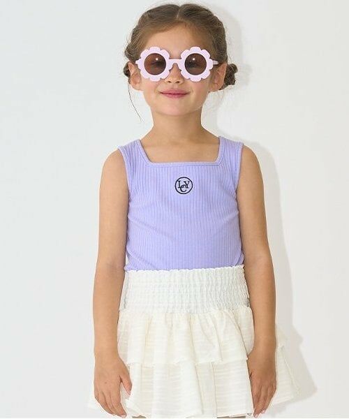 Lycee mine / リセマイン Tシャツ | スクエアネックタンクトップ（ラベンダー）
