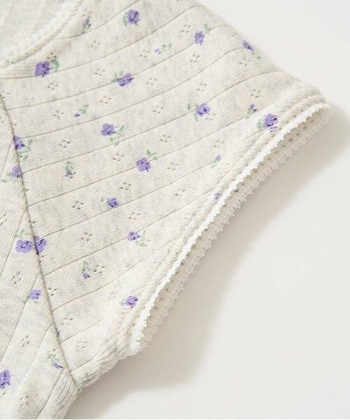 Lycee mine / リセマイン Tシャツ | 花柄プリントミニミニトップス | 詳細5