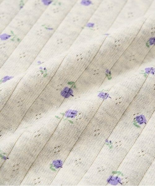 Lycee mine / リセマイン Tシャツ | 花柄プリントミニミニトップス | 詳細7