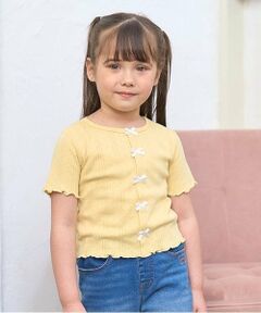 Lycee mine / リセマイン Tシャツ | カーディガン風リボントップス