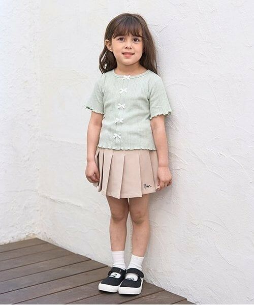 Lycee mine / リセマイン Tシャツ | カーディガン風リボントップス | 詳細10