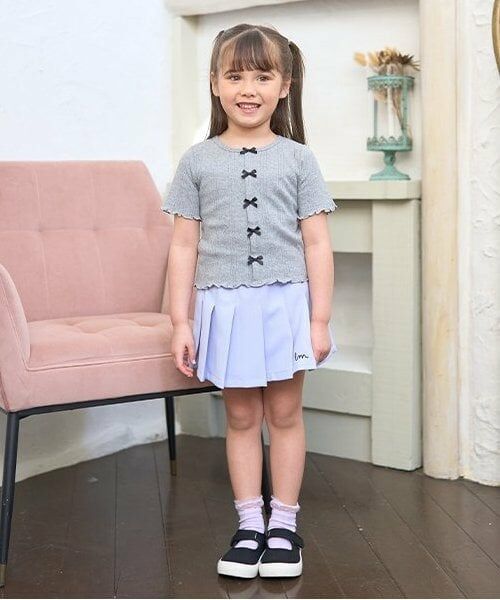 Lycee mine / リセマイン Tシャツ | カーディガン風リボントップス | 詳細16