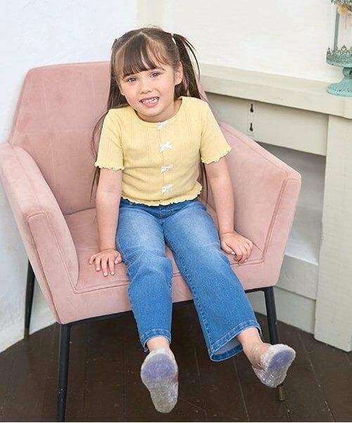 Lycee mine / リセマイン Tシャツ | カーディガン風リボントップス | 詳細8