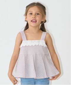 Lycee mine / リセマイン キャミソール・チューブトップ | 柄アソートペプラムキャミソール