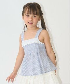 Lycee mine / リセマイン キャミソール・チューブトップ | 柄アソートペプラムキャミソール