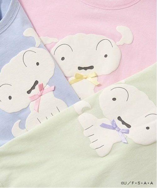 Lycee mine / リセマイン Tシャツ | 【クレヨンしんちゃん】【ソフトコットン】シロリボンTシャツ | 詳細4